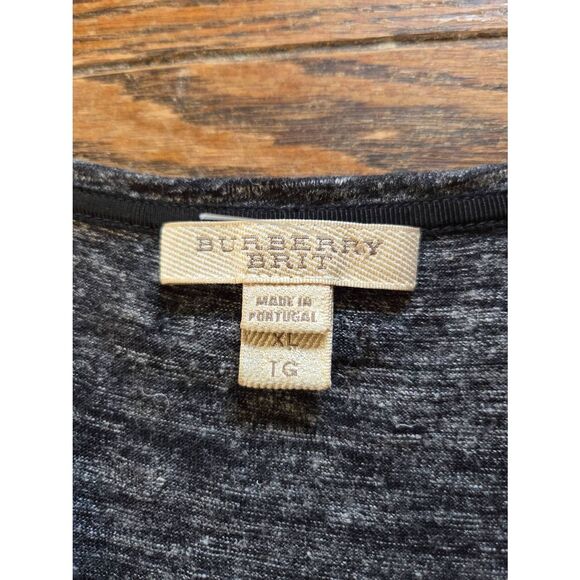 Burberry Brit "Janey" Jersey Knee Length Scoop Front Dress Size XL - Picture 3 of 6